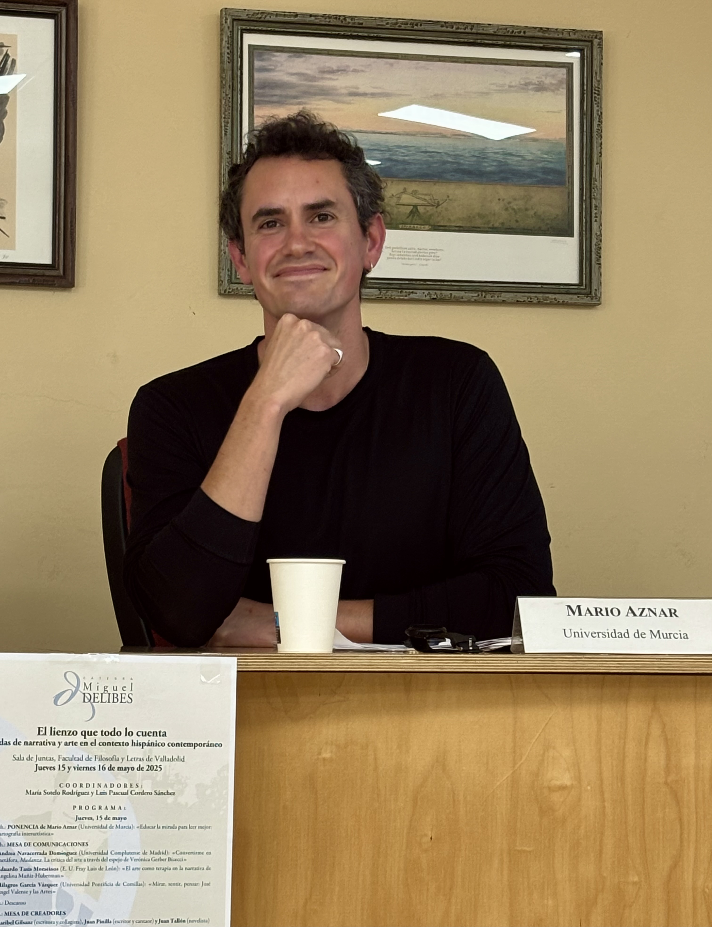 Mario Aznar, profesor de la Universidad de Murcia, ofreció la primera conferencia plenaria de las jornadas
