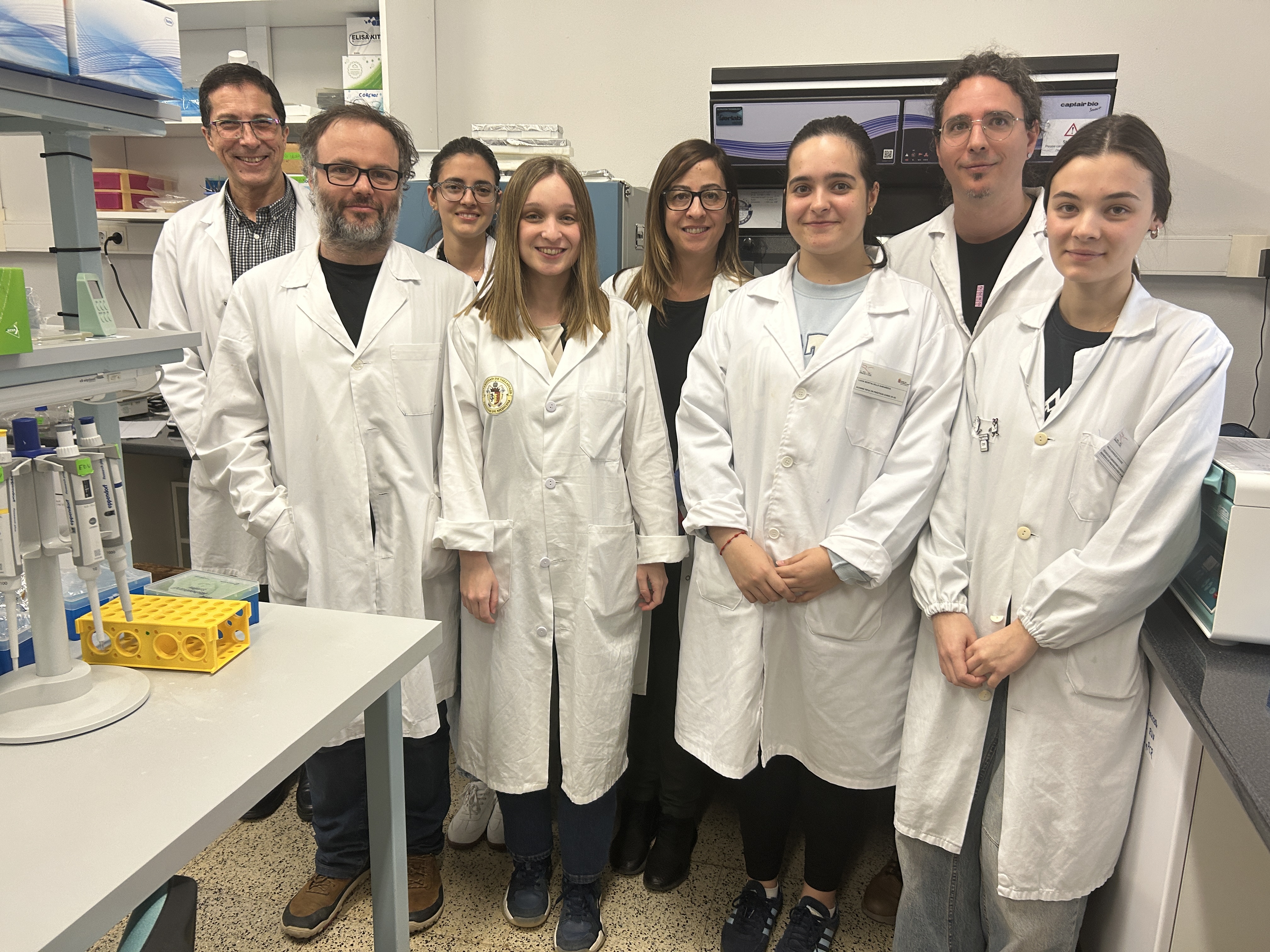 Equipo del laboratorio que ha participado en la investigación