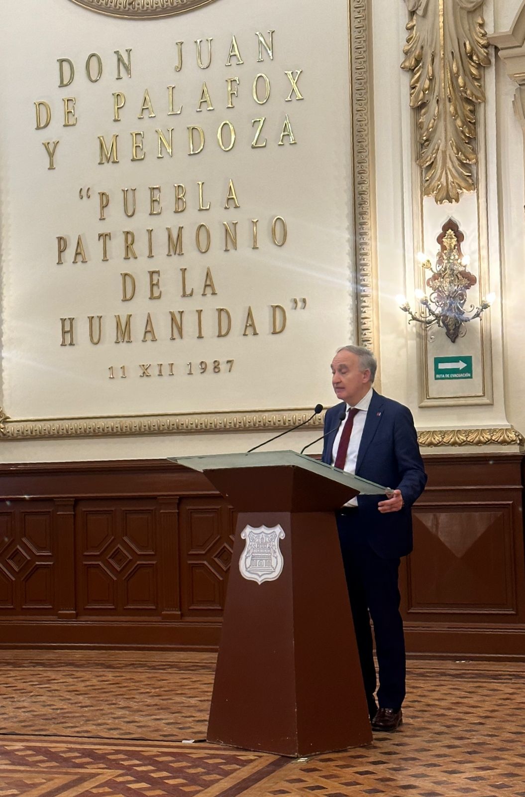 Antonio Largo, durante su intervención