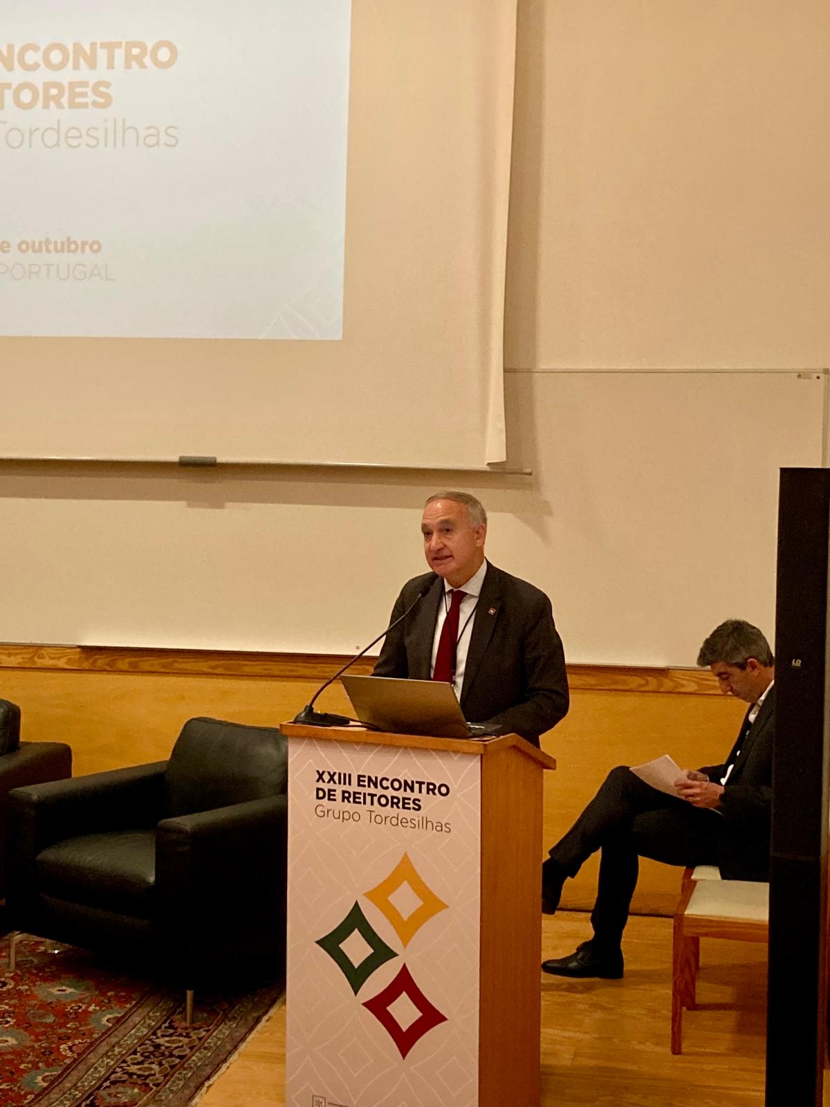 Intervención del rector de la UVa, Antonio Largo