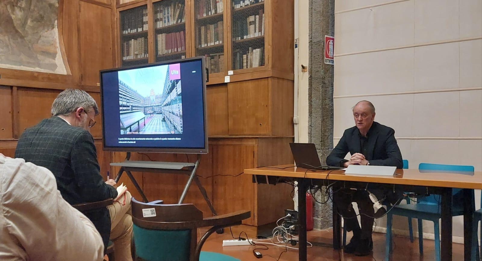 Intervención de Julio Grijalba Bengoetxea, vicerrector de Infraestructuras, Patrimonio y Sostenibilidad de la Universidad de Valladolid.