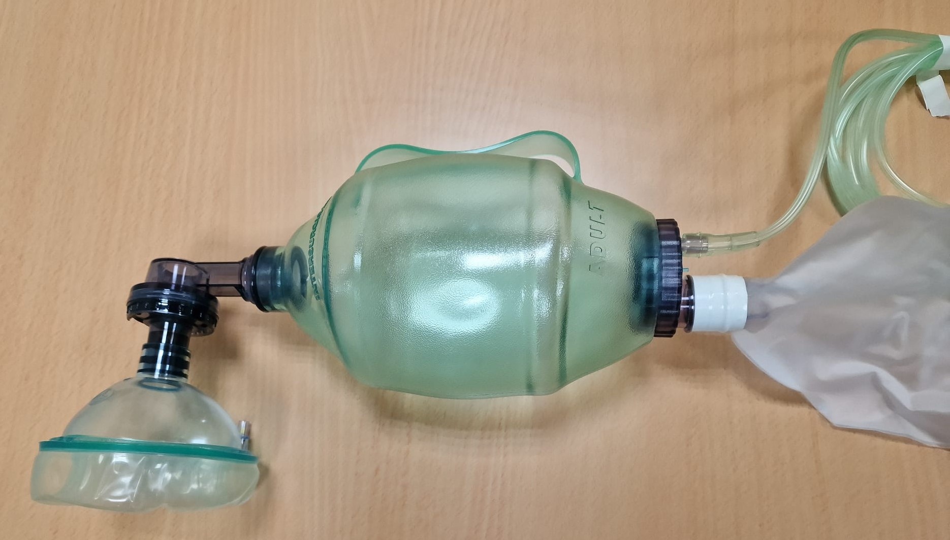 Primer prototipo de una parte de la máscara