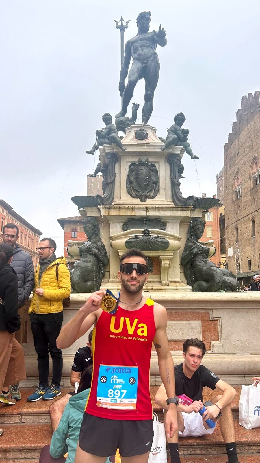 Jaime Alonso, en el transcurso de la carrera