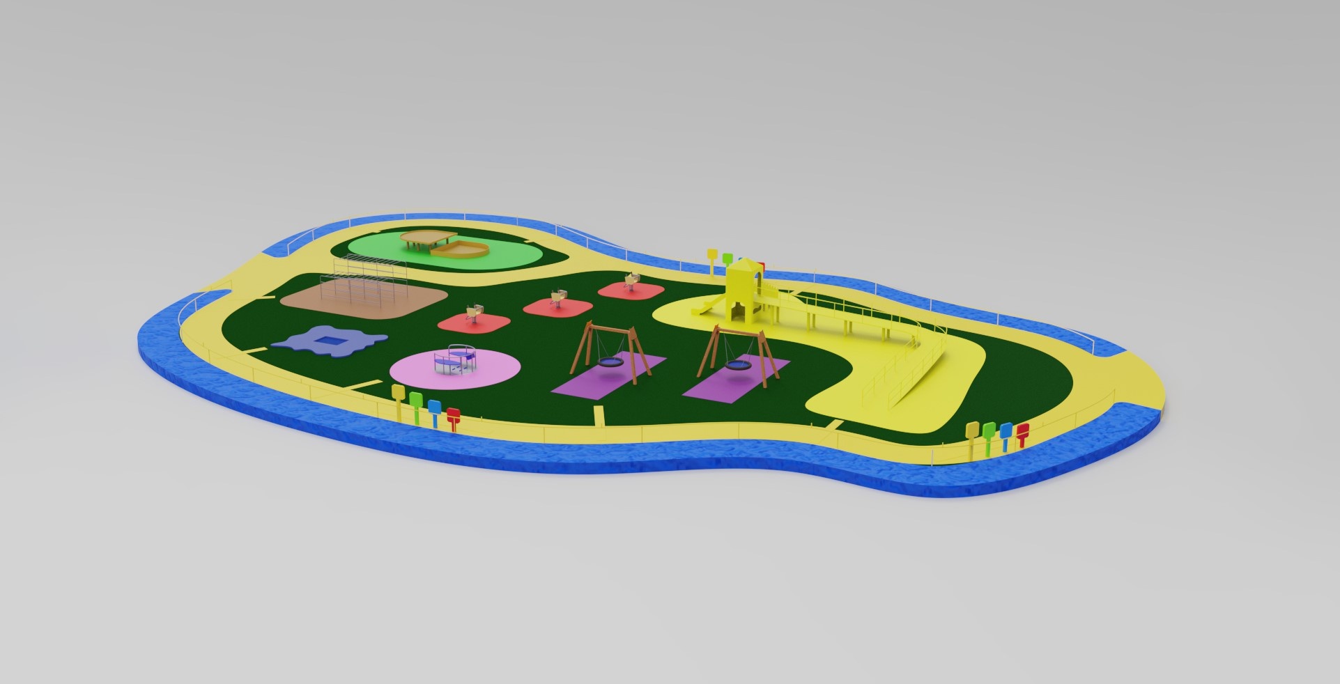 Diseño final propuesto por Cecilia para su parque inclusivo