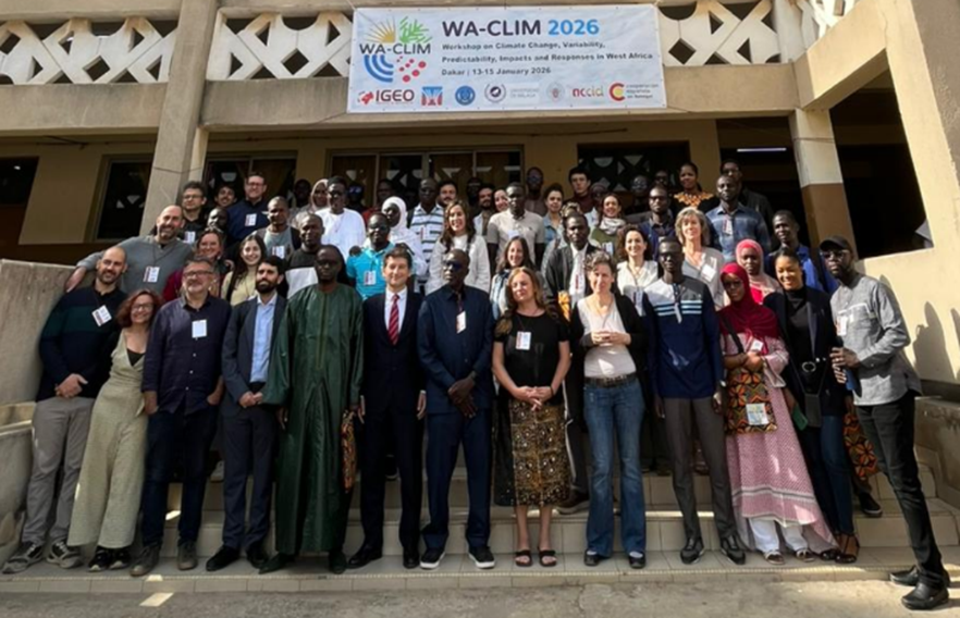 Participantes en el congreso WA-CLIM Dakar
