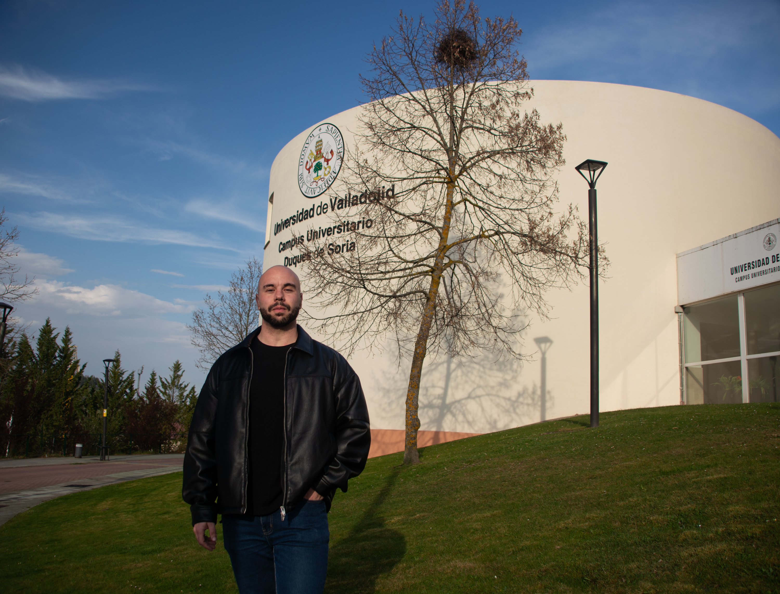 Ramón Soler, en el Campus "Duques de Soria" de la Universidad de Valladolid