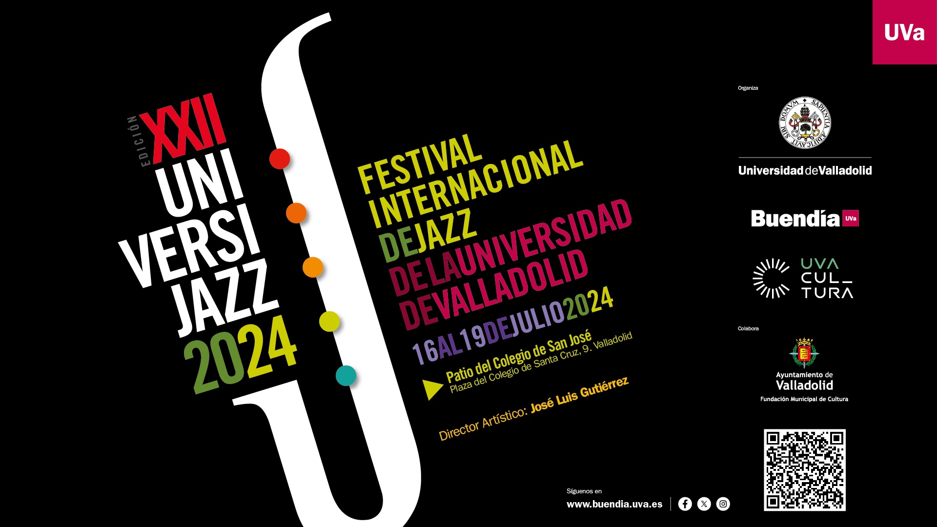 EL FESTIVAL INTERNACIONAL DE JAZZ DE LA UNIVERSIDAD DE VALLADOLID “UNIVERSIJAZZ 2024” CAMBIA DE SEDE