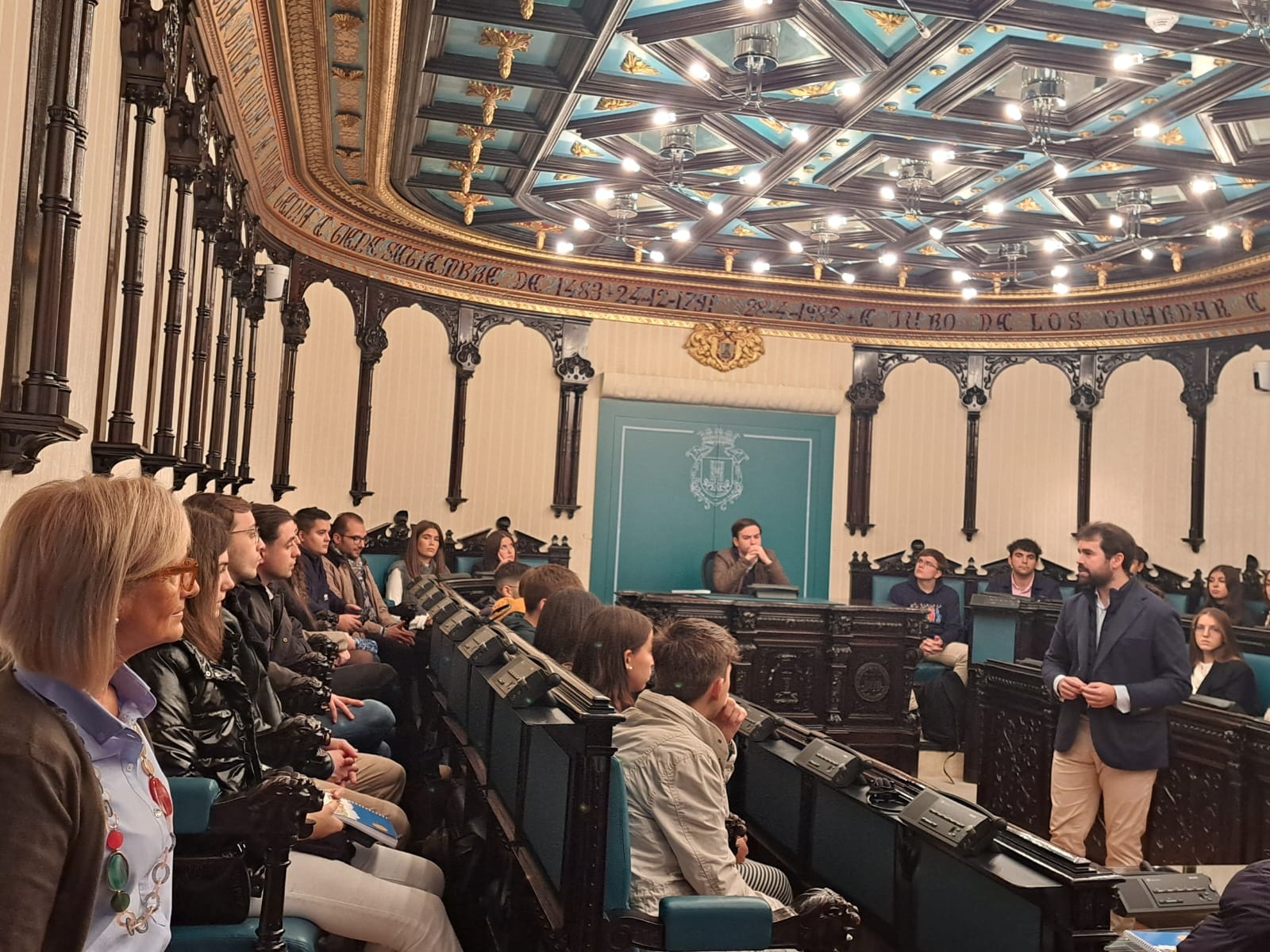 Más de cien estudiantes de Derecho visitan el Memorial de las Víctimas del Terrorismo en Vitoria