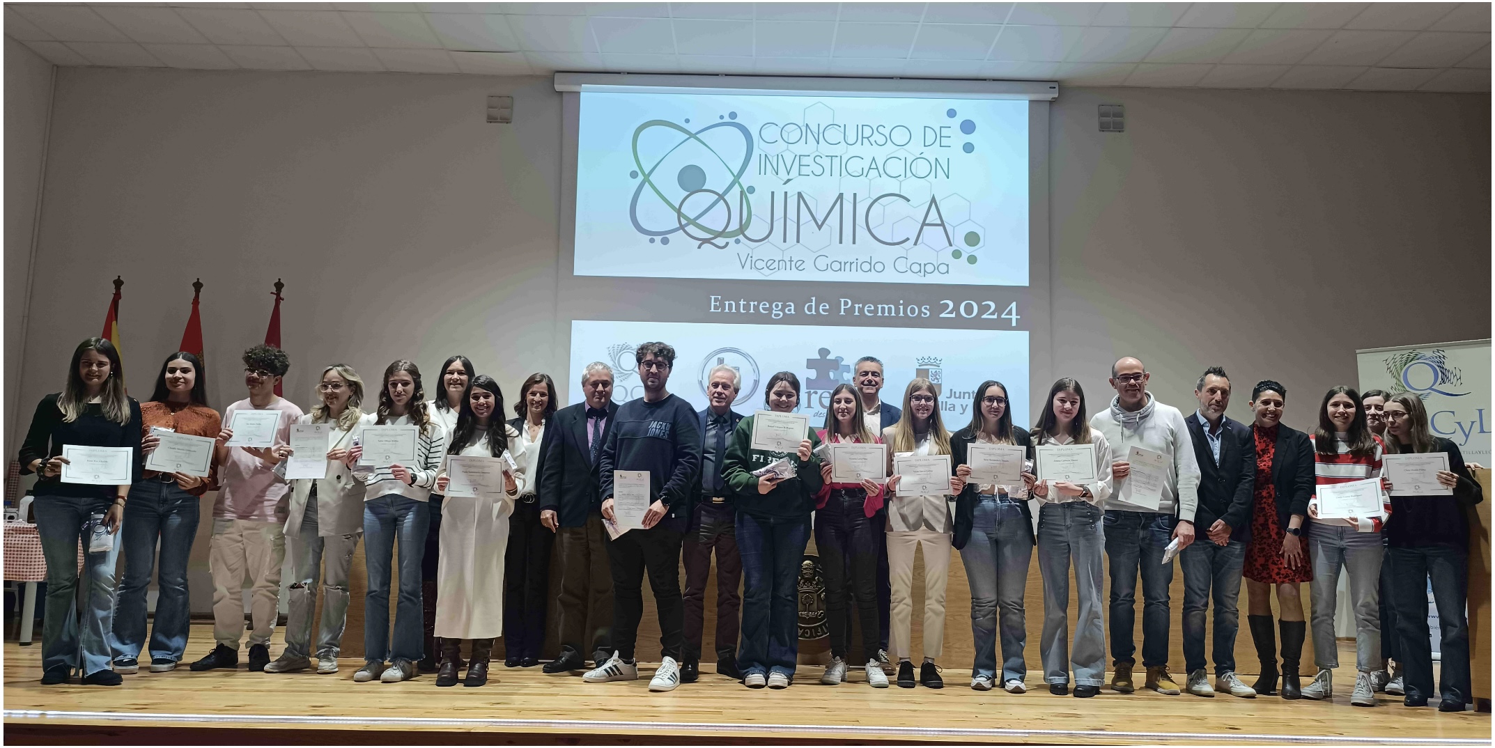 entrega de premios de la décima edición del concurso Investigación Química Vicente Garrido Capa