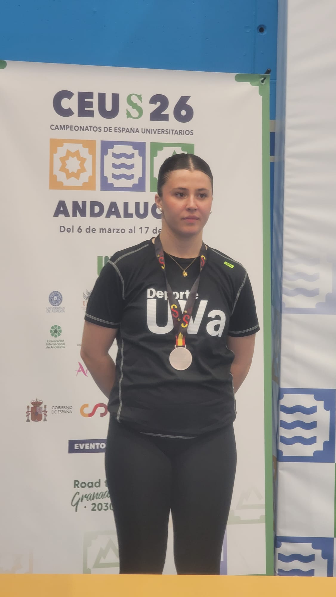 Kárate. Medalla de plata: Sara Atienza