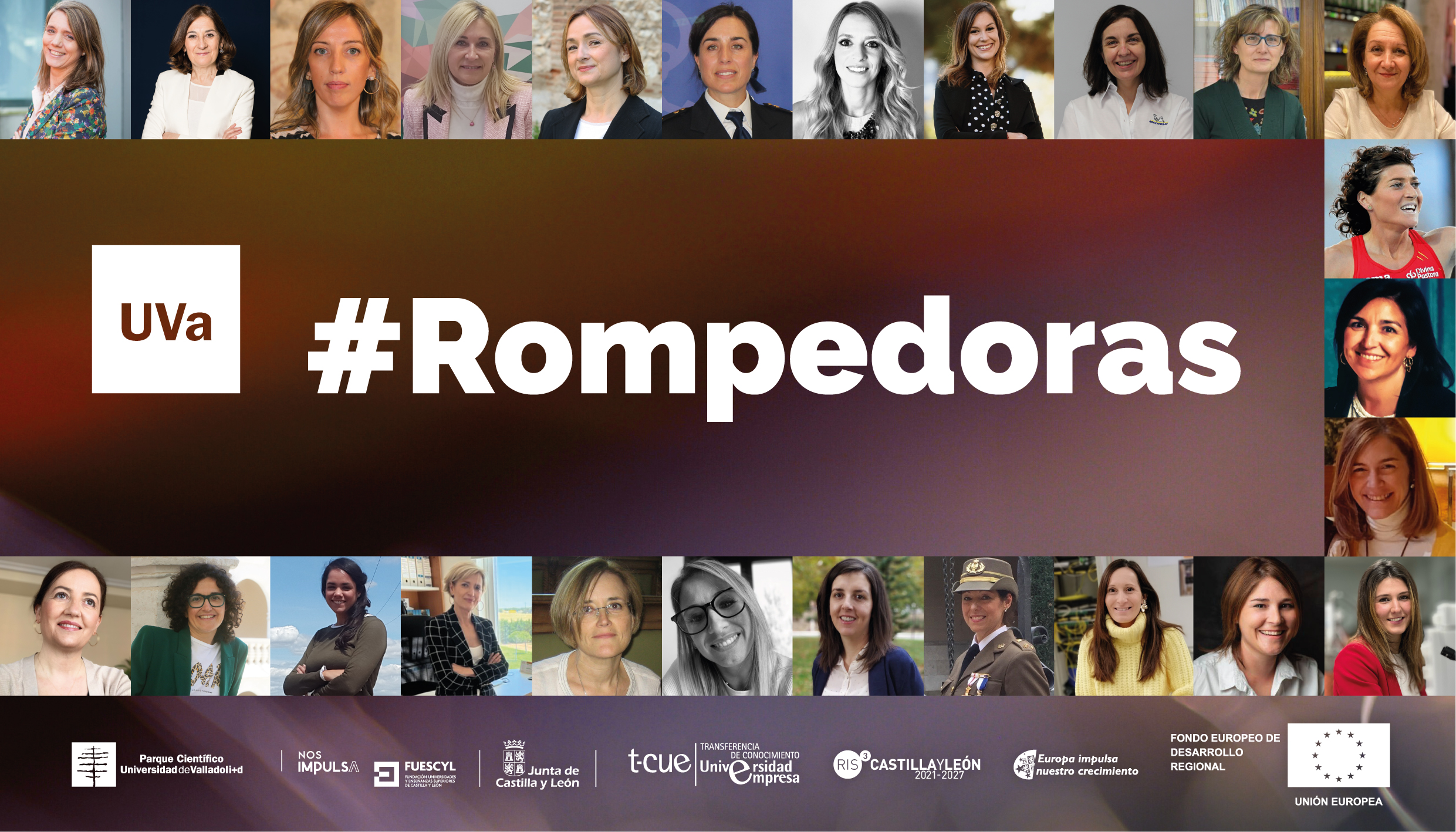 Protagonistas de la jornada "Rompedoras"