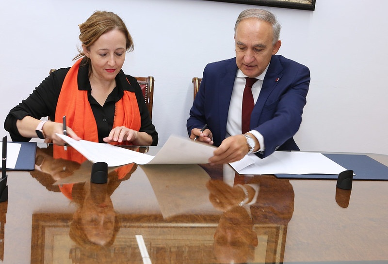 Visita de la presidenta del CSIC a la Universidad de Valladolid para ultimar el convenio que supondrá la refundación del IBGM