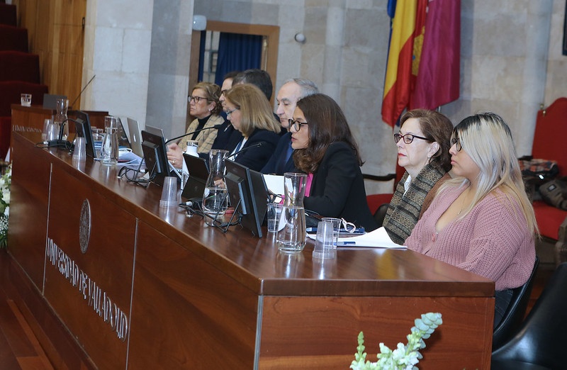 Sesión del pleno del Claustro de la Universidad de Valladolid