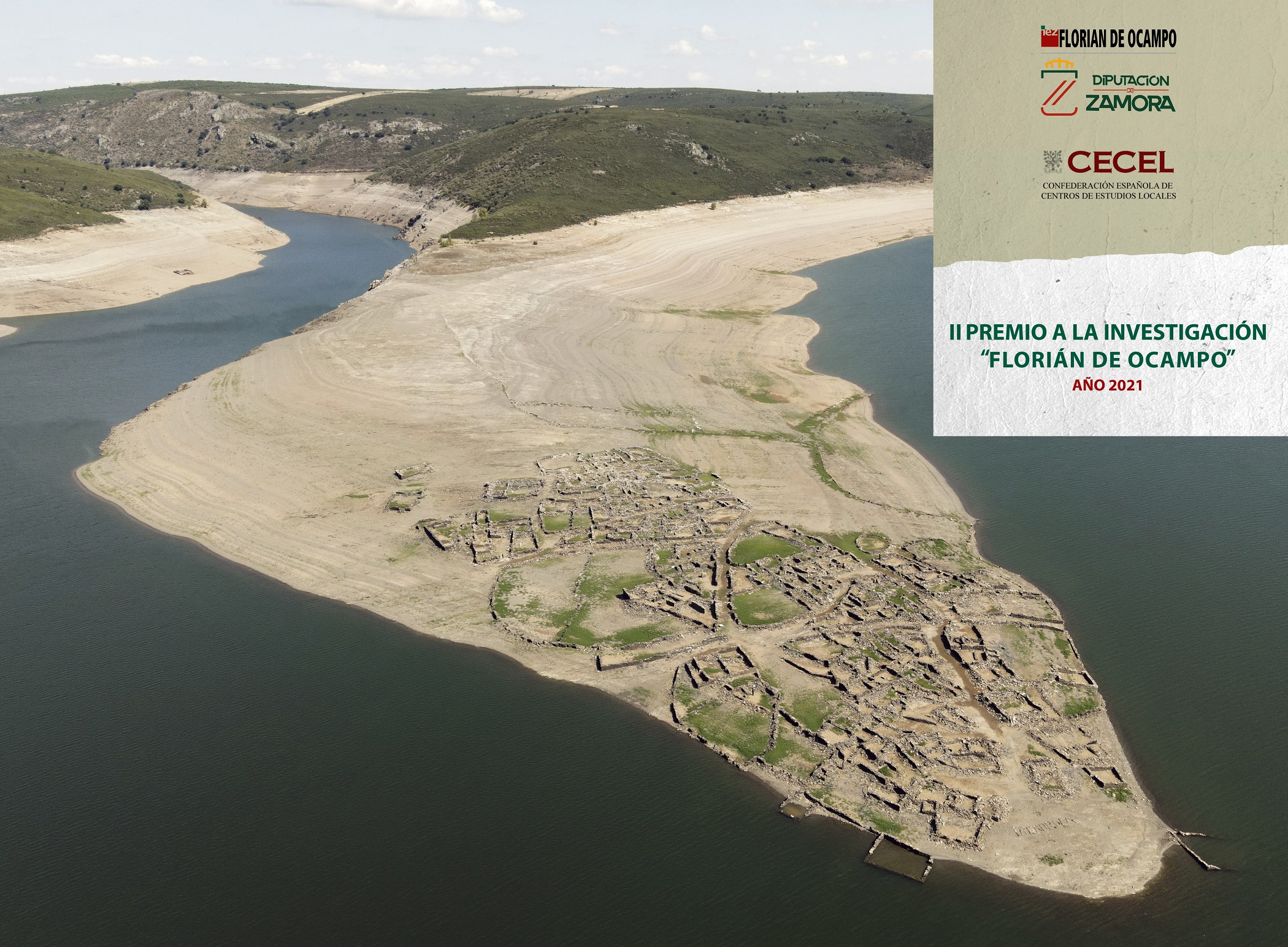 Uno de los pueblos sumergidos por la presa de Ricobayo