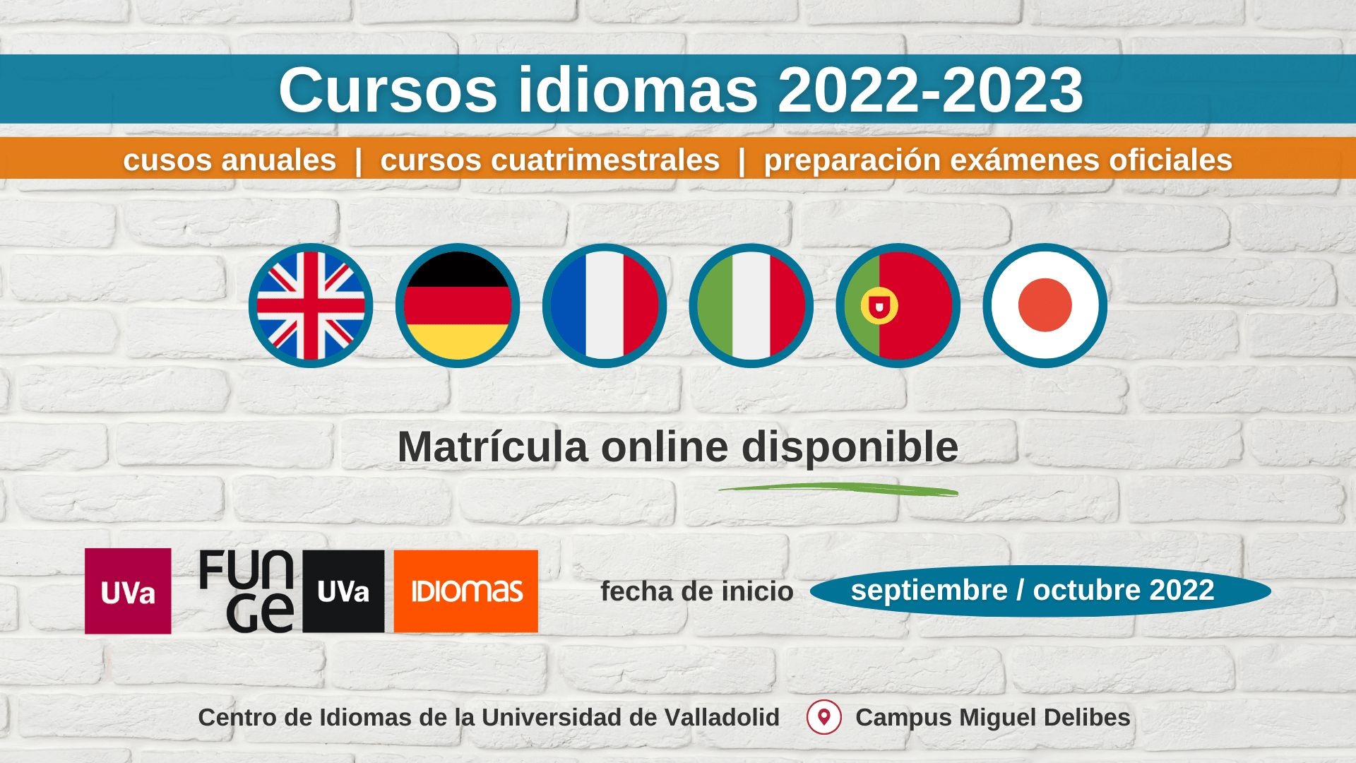 Centro de Idiomas Universidad de Valladolid 2022 - 2023
