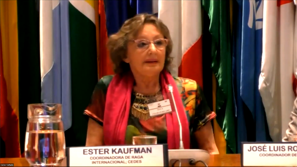 Ester Kaufman, Coordinadora de RAGA Internacional – CEDES