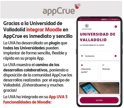 Nueva versión de la app móvil de la Universidad Valladolid