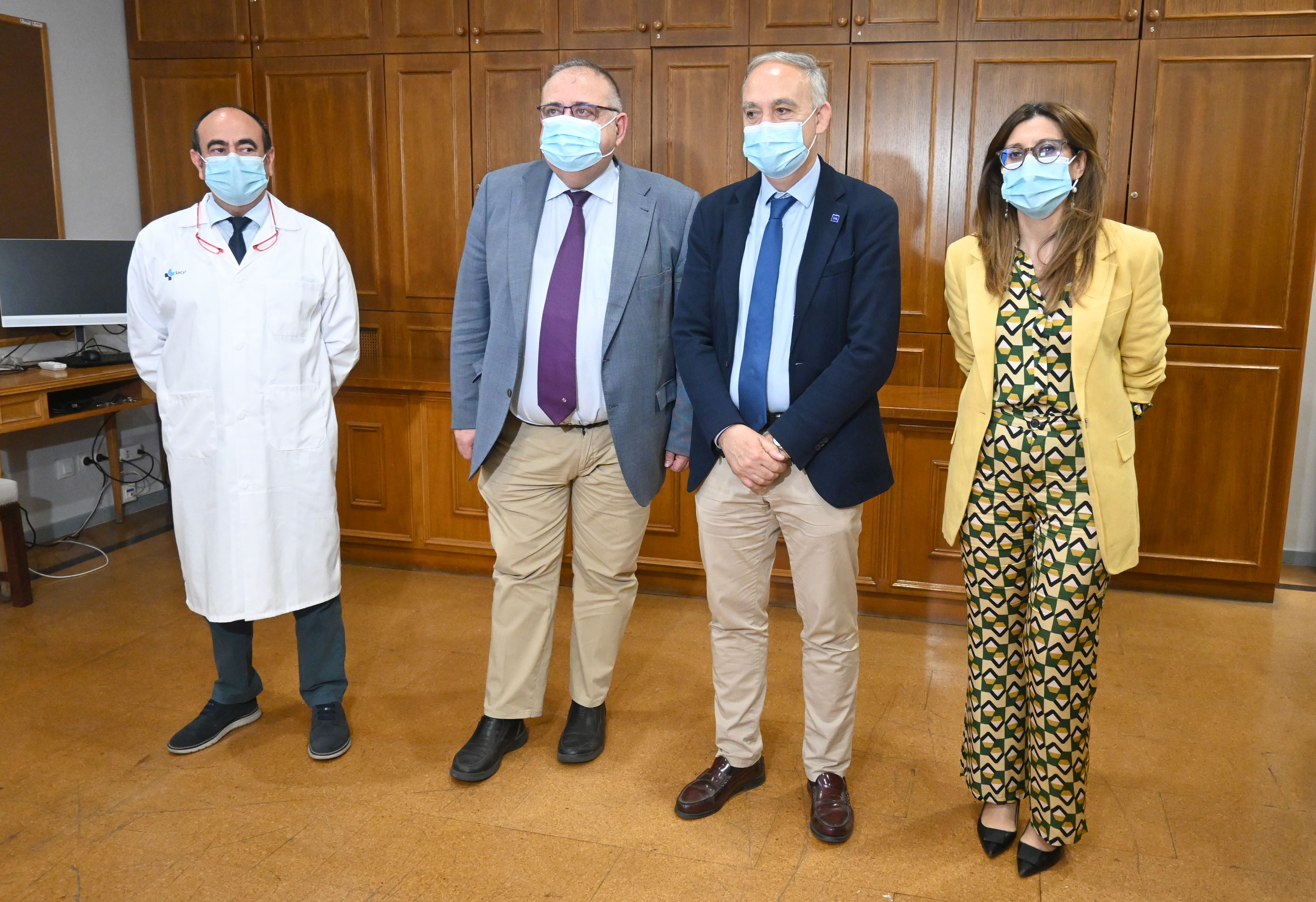 Los cuatro socios que integran el Instituto de Investigación Sanitaria de Valladolid, entre ellos la UVa, presentan el nuevo proyecto
