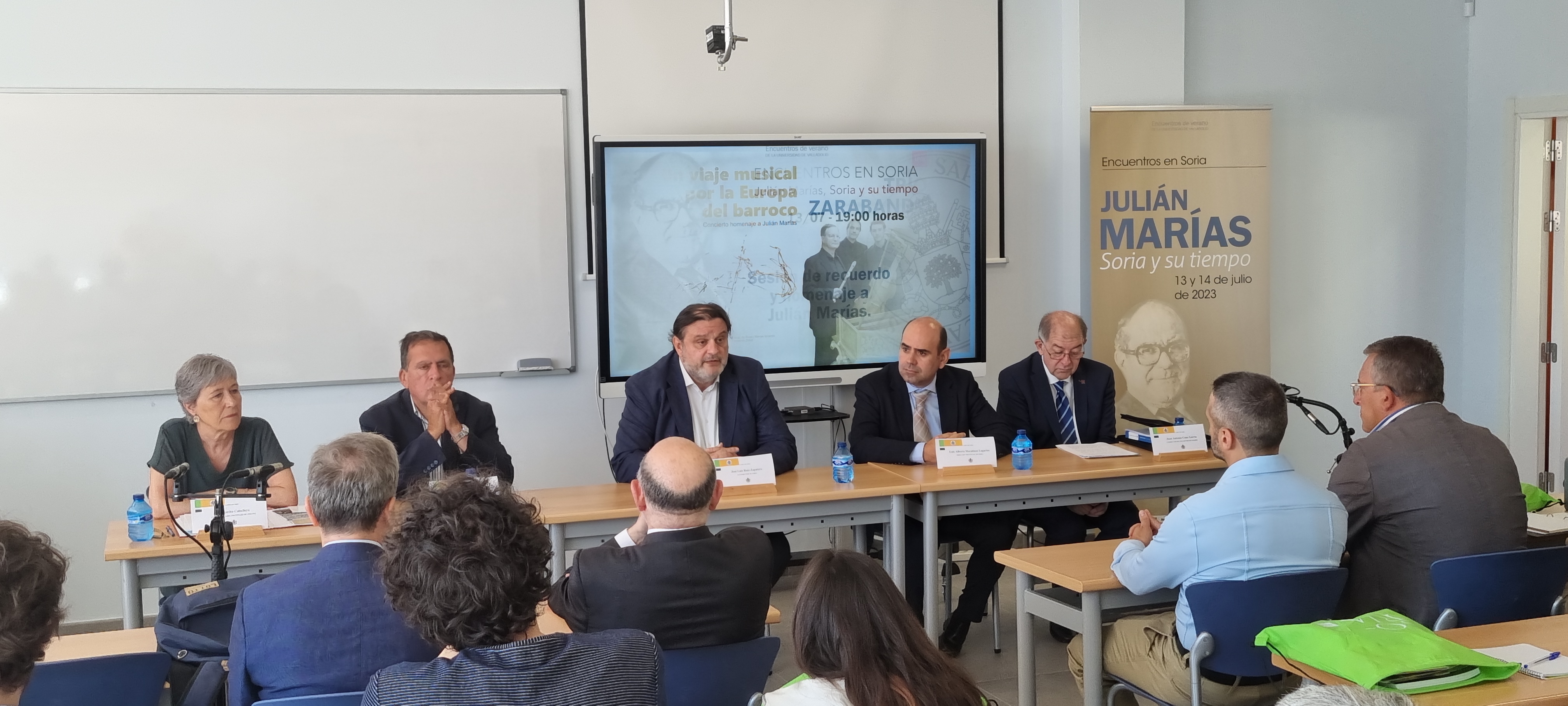 Inauguración del curso a cargo del vicerrector del campus de la UVa en Soria, José Luis Ruiz Zapatero