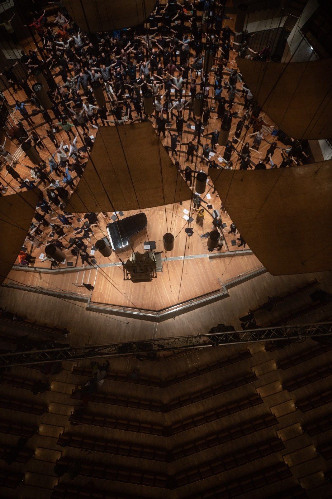 Actuación del Coro Uva en la Sala Principal del Philharmonie de Berlín