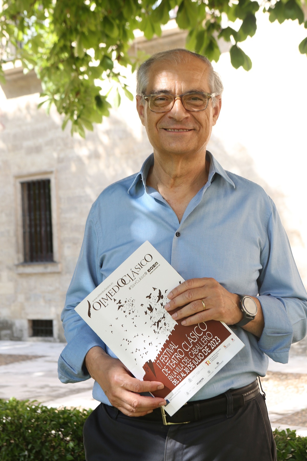Germán Vega García-Luengos, catedrático de la UVa y codirector del Festival "Olmedo Clásico"