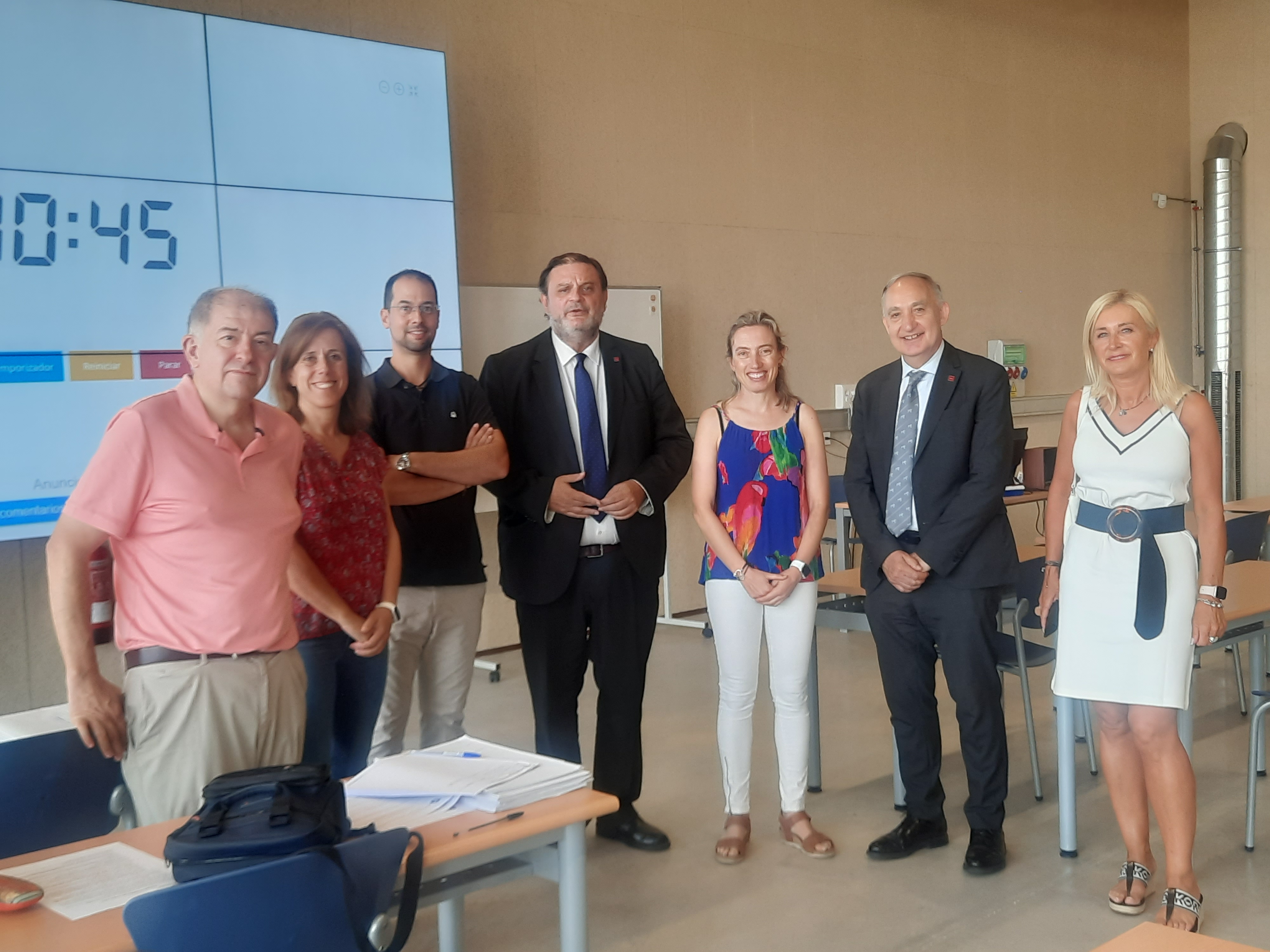 Encuentro con el tribunal de la convocatoria extraordinaria de la EBAU en Soria