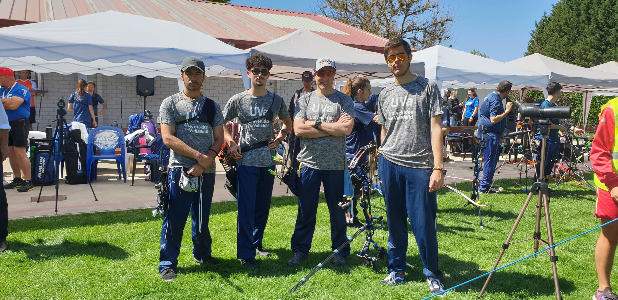 Medallistas de la UVa en Tiro con Arco