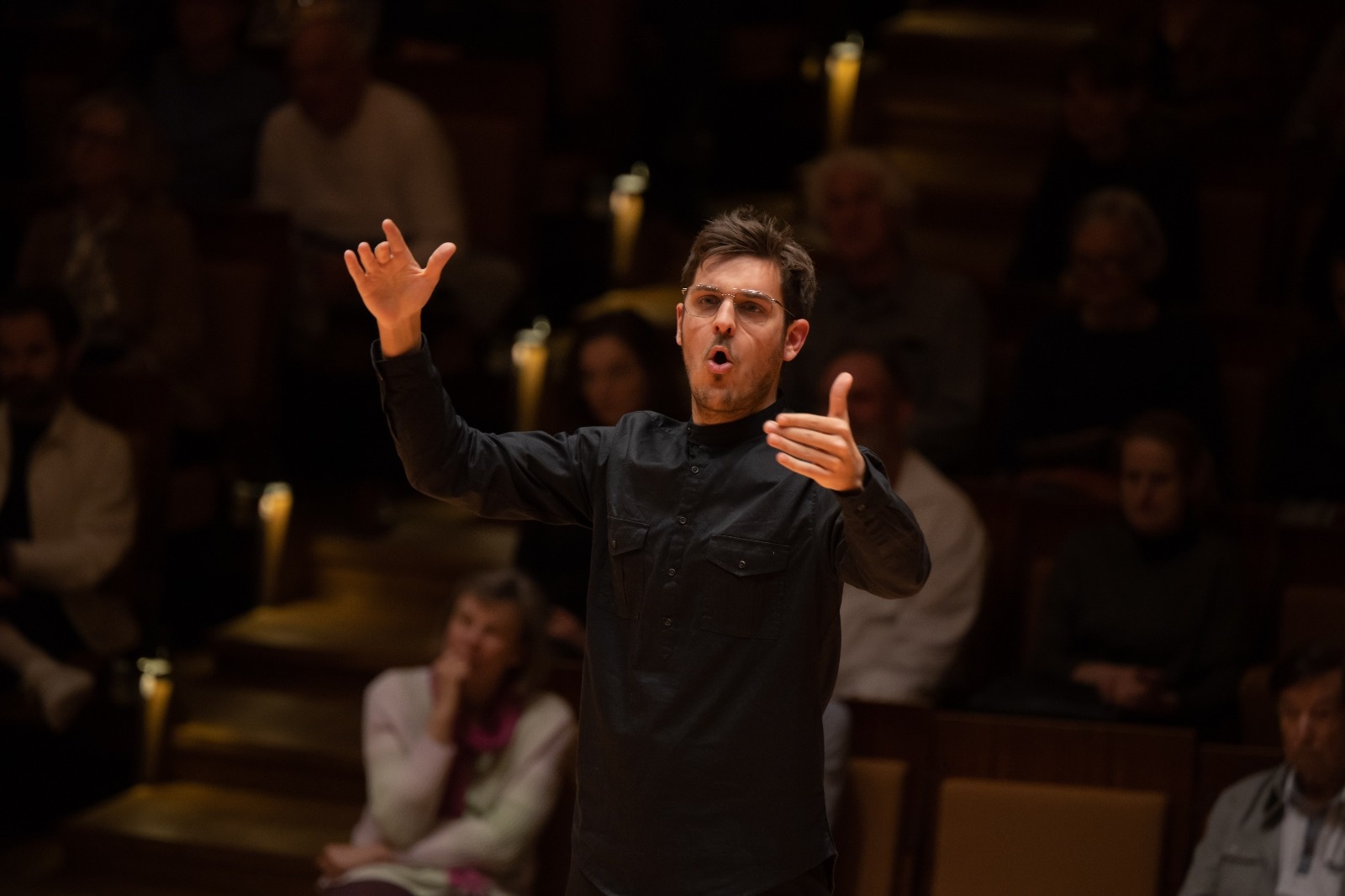 Actuación del Coro Uva en la Sala Principal del Philharmonie de Berlín