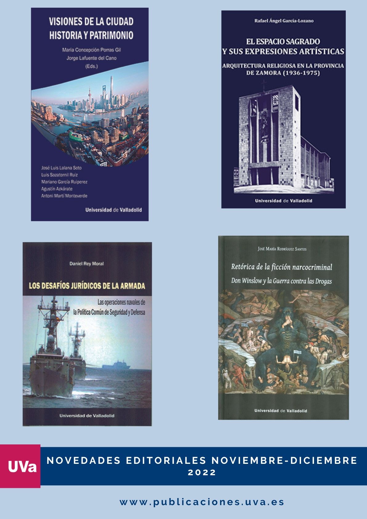 Resumen de las novedades editoriales de noviembre y diciembre de 2022