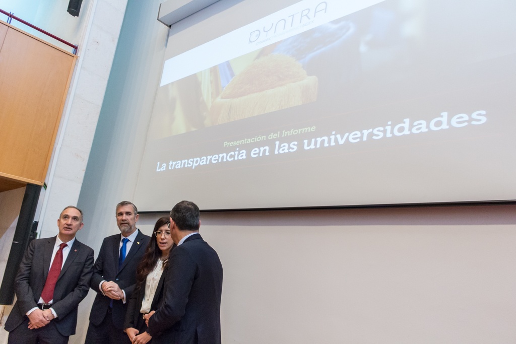 Presentación del Informe Dyntra sobre transparencia