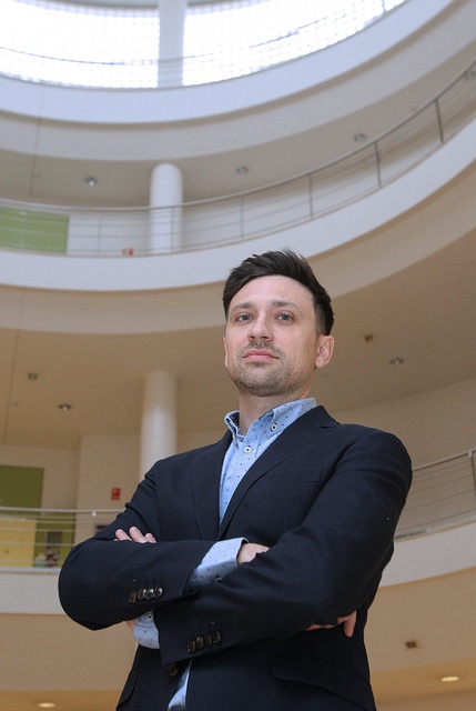 Mario Martínez, en la ETSI de Telecomunicación de la UVa