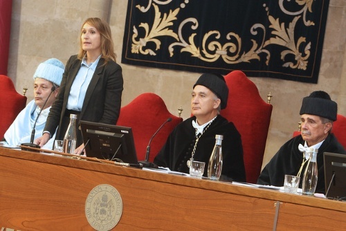 La consejera de Educación en su intervención