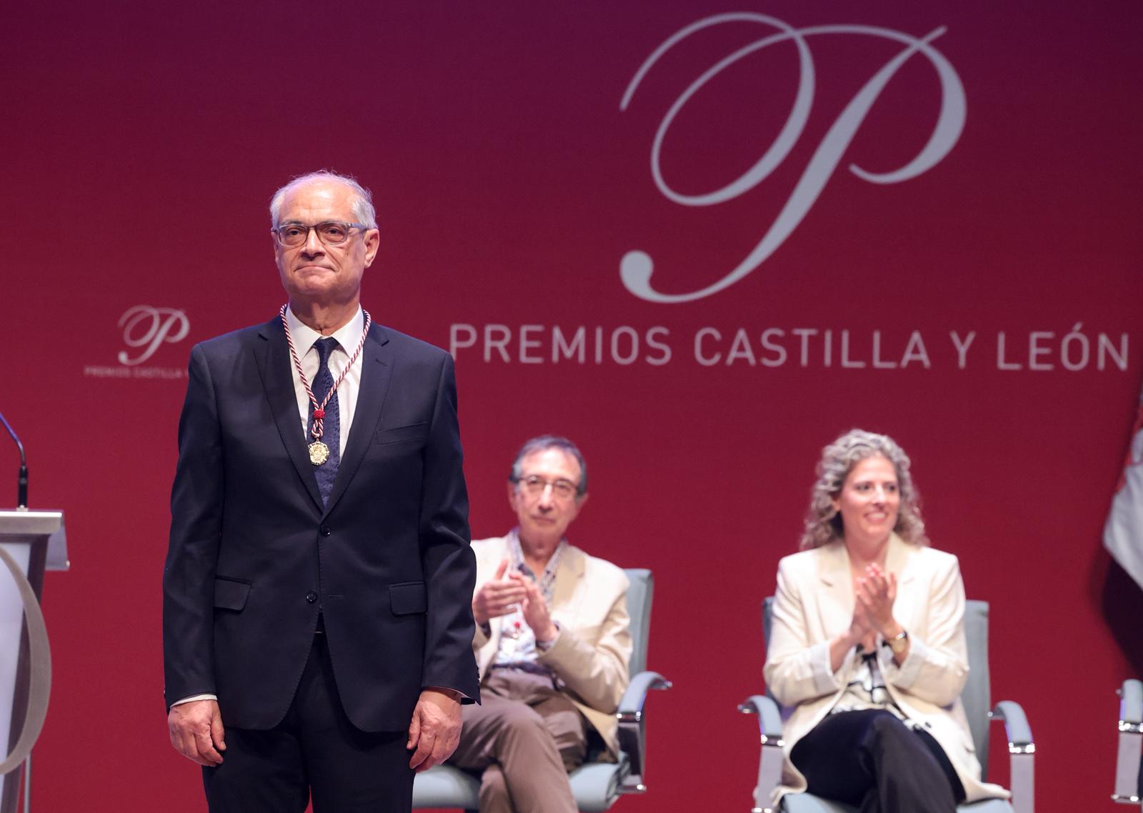 Germán Vega, tras recibir el galardón