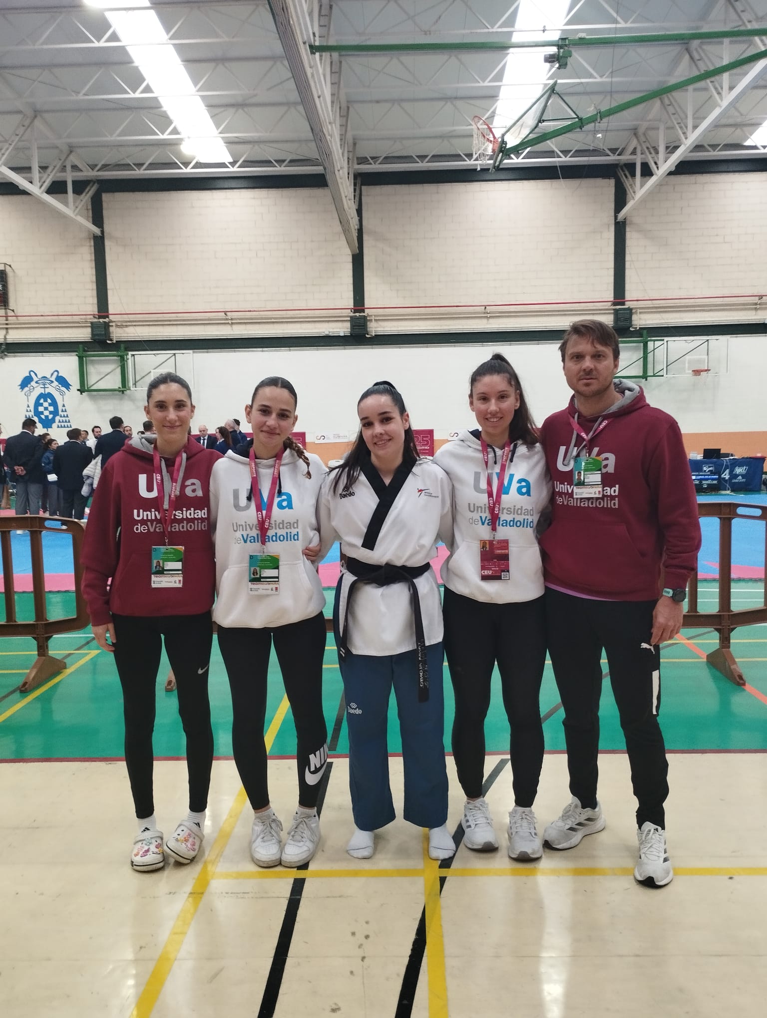 Delegación de la UVa en el CEU de Taekwondo