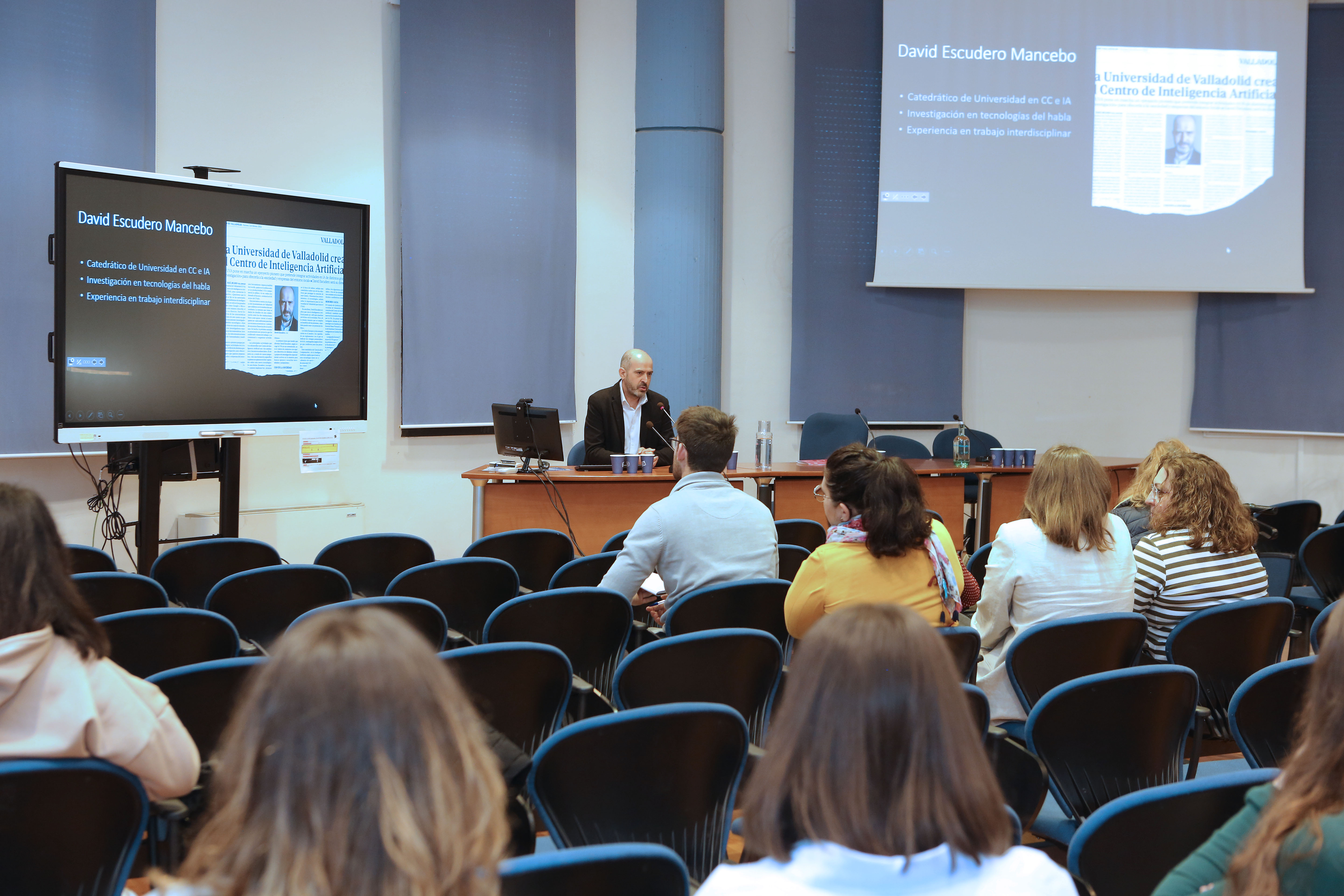 Conferencia impartida por David Escudero