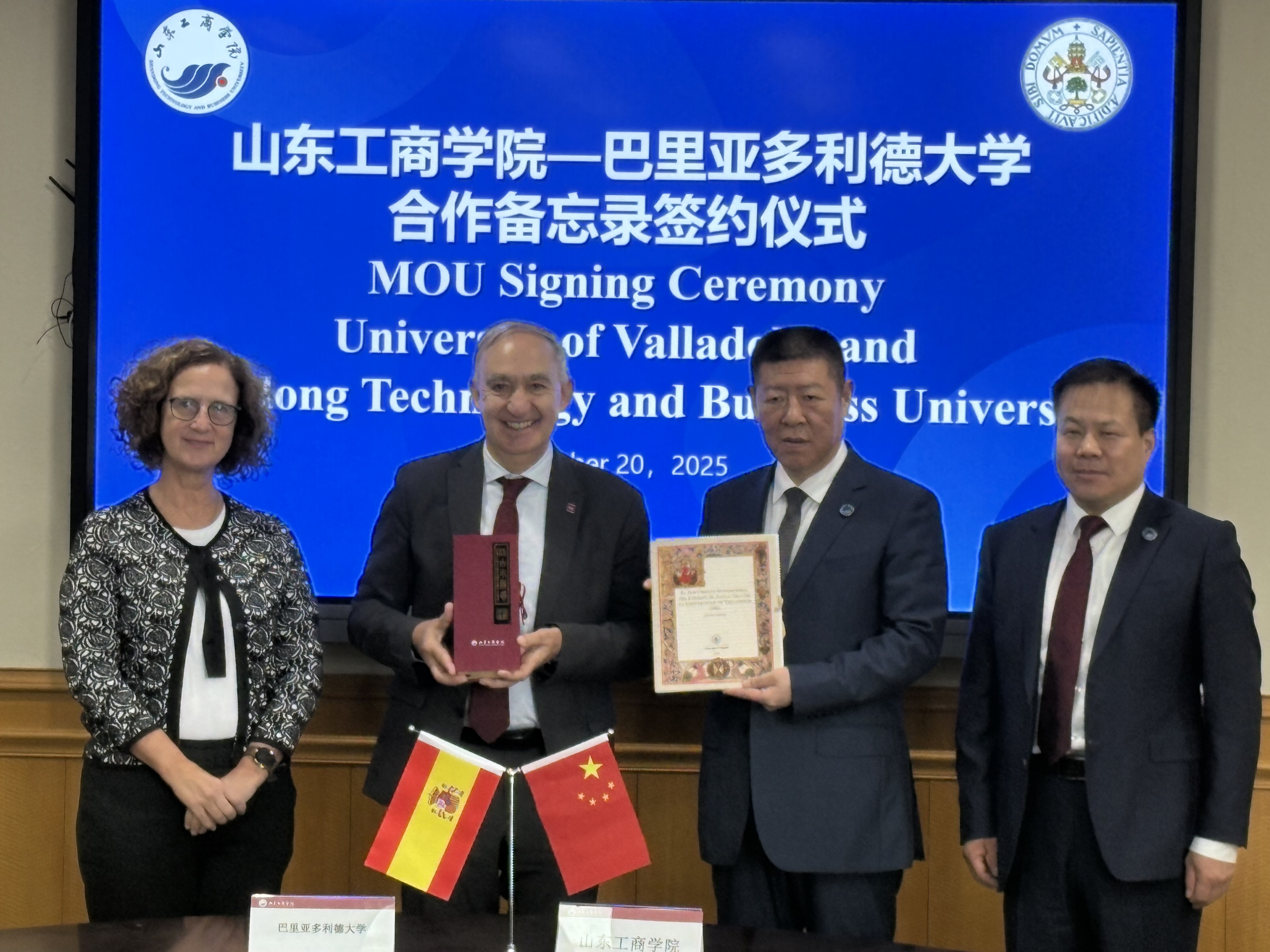 La UVa se acerca a la Shandong Technology and Business University, en Yantai, China