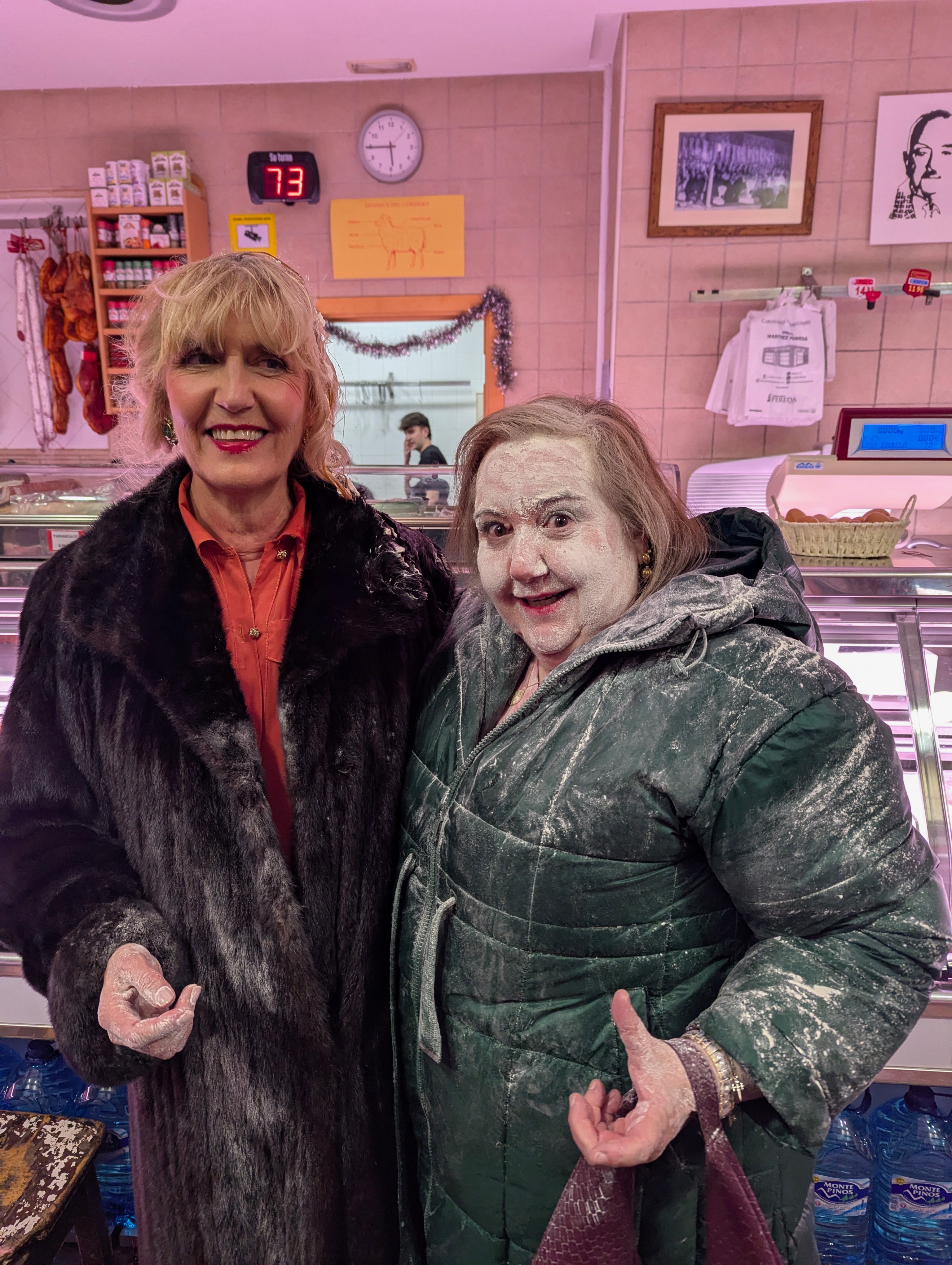 Imágenes de la grabación del cortometraje ‘Costillar y chuletilla’