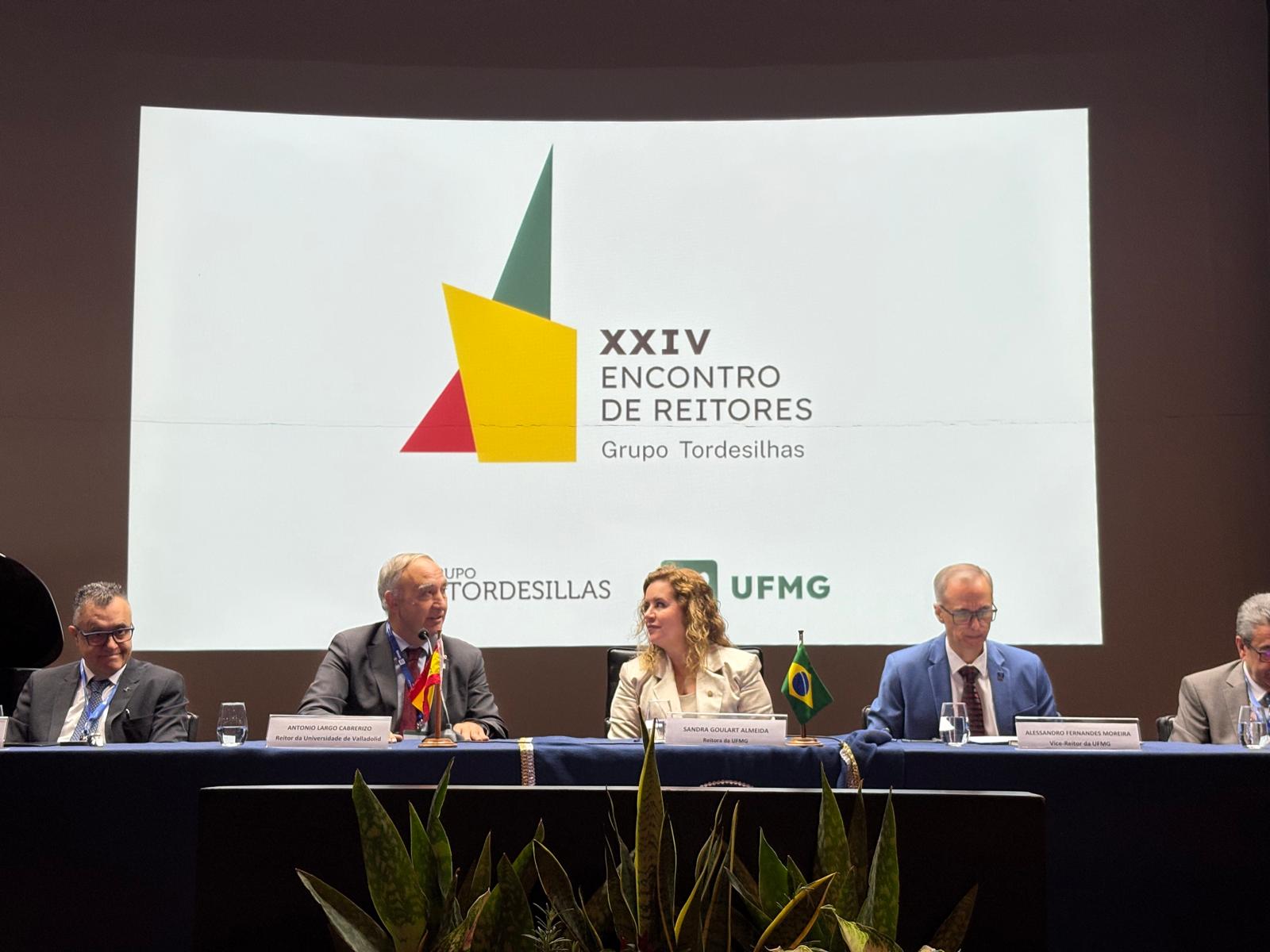 El rector de la UVa, durante la inauguración del encuentro