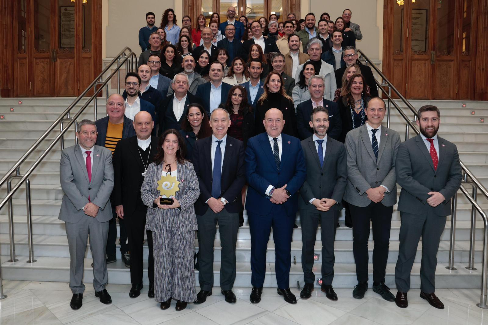 Foto de familia tomada durante el I Encuentro de la Red de Embajadores de Valladolid