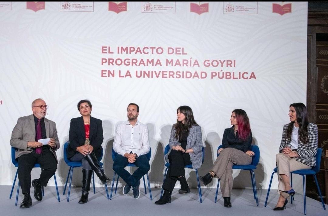 Representantes de diferentes universidades españolas relataron cómo ha influido el Programa María Goyri en sus carreras y en sus vidas