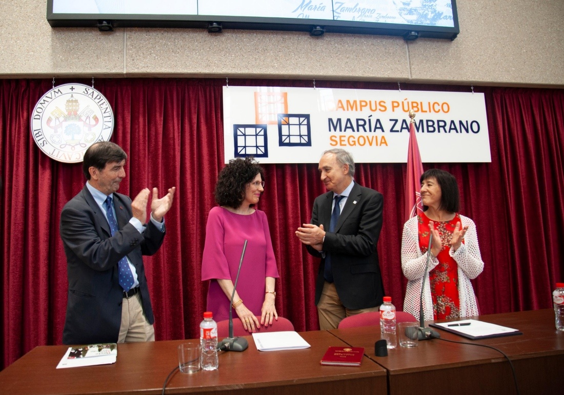 Acto de toma de posesión,celebrado el 26 de junio en el Campus María Zambrano de Segovia