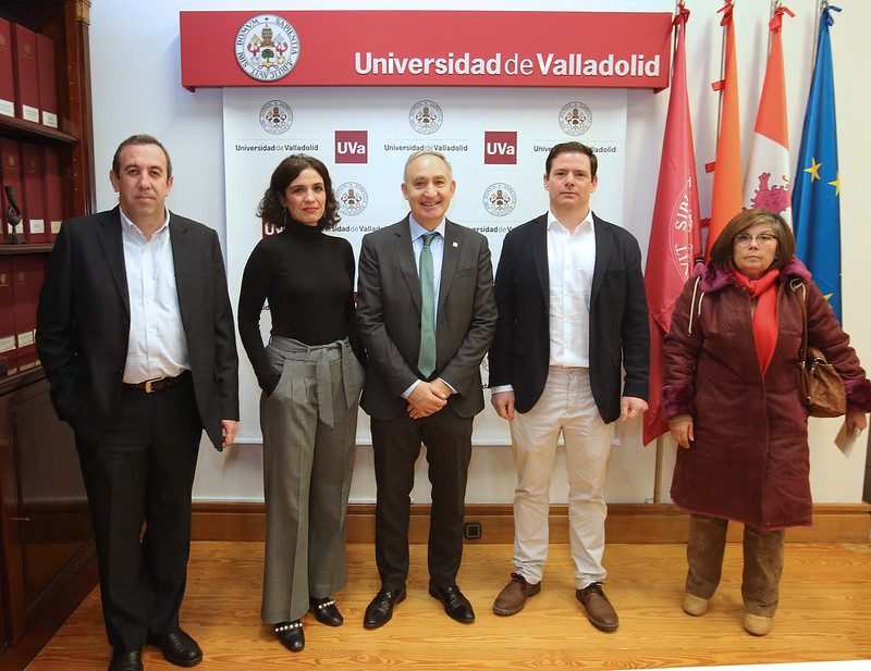 Agustín Villalón, Carmen Herrero, Antonio Largo, Antonio Juárez y Francisca Gutiérrez