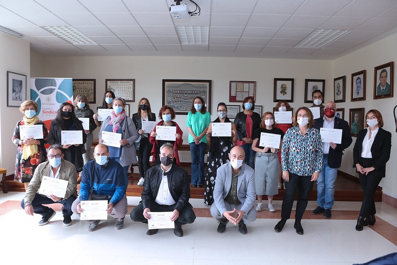 Alumnos del curso de la cuarta promoción del Posgrado de la Cátedra de Sindicalismo y Diálogo Social
