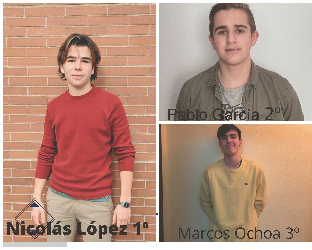 Clasificados en la fase local del distrito UVa, que compiten estos dìas en la fase autonómica de la LVII Olimpiada Matemática Española