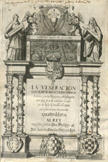 Dávila, Sancho. De la veneracion que se deve [sic] a los cuerpos de los Sanctos y a sus reliquias y de la singular con que se a de adorar el cuerpo de Iesu Christo ... en el Sanctissimo Sacramento : quatrolibros [sic] ... . En Madrid: por Luis Sanchez, 1611. Sign: U/Bc BU 02207.  [Disponible en UVaDoc:] http://uvadoc.uva.es/handle/10324/45724