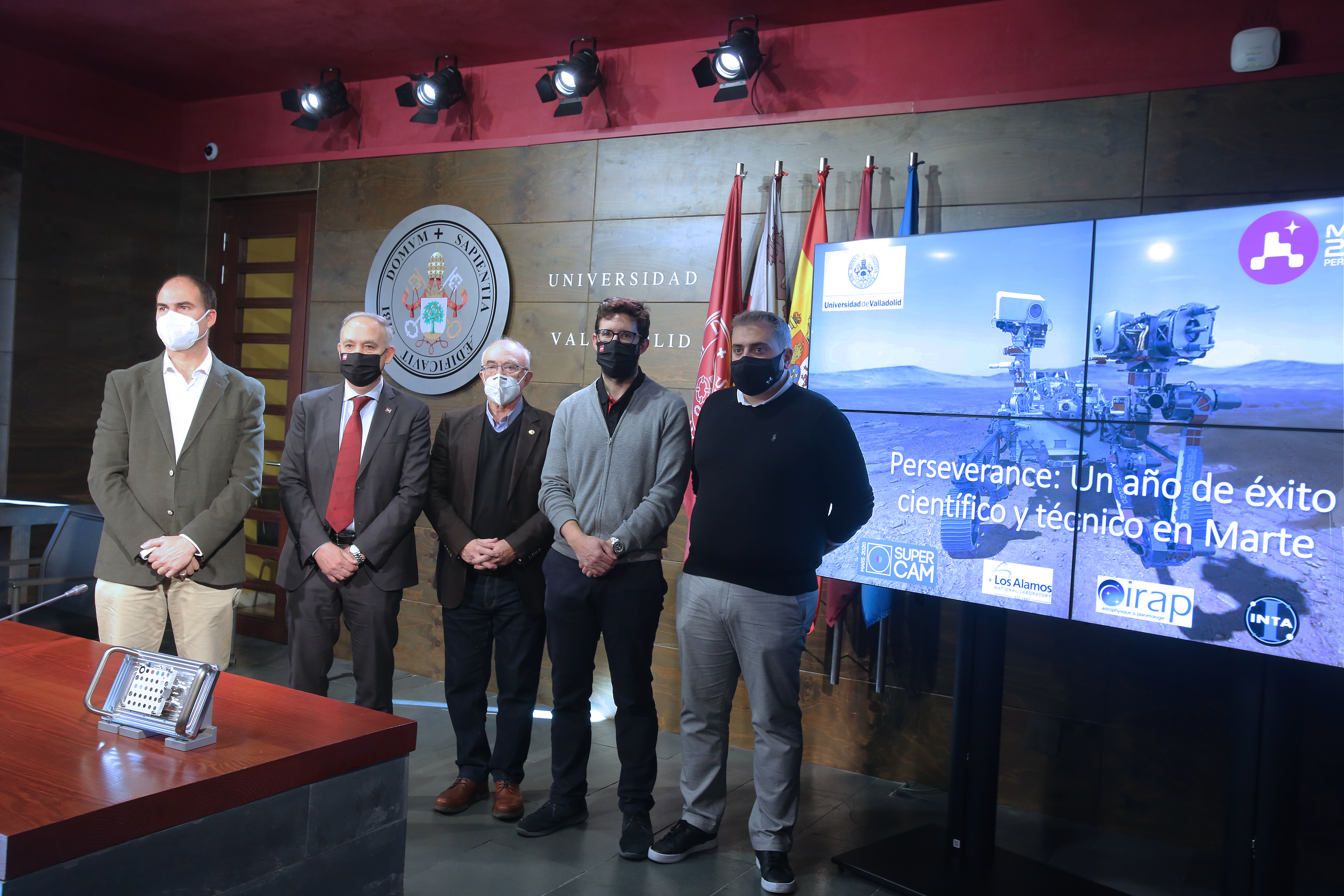 Primer aniversario del aterrizaje del Perseverance en Marte: Contribución de la Universidad de Valladolid