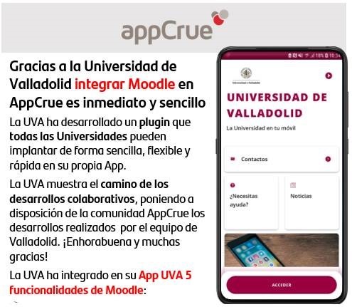 Nueva versión de la app móvil de la Universidad Valladolid