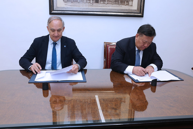 La UVa firma un acuerdo de futura colaboración con la universidad china de Ji Lin