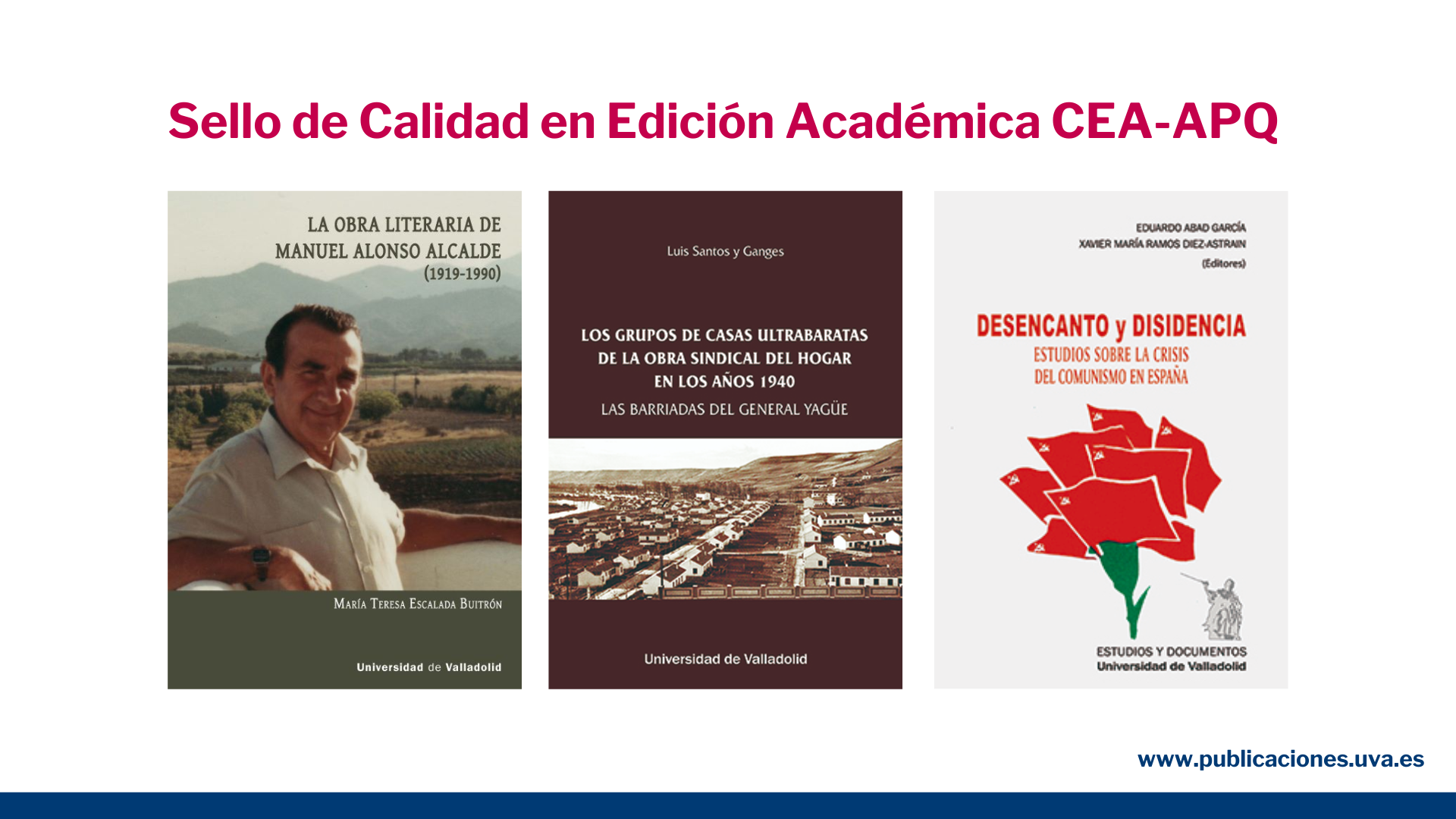 Monografías distinguidas con el sello de Calidad en Edición Académica