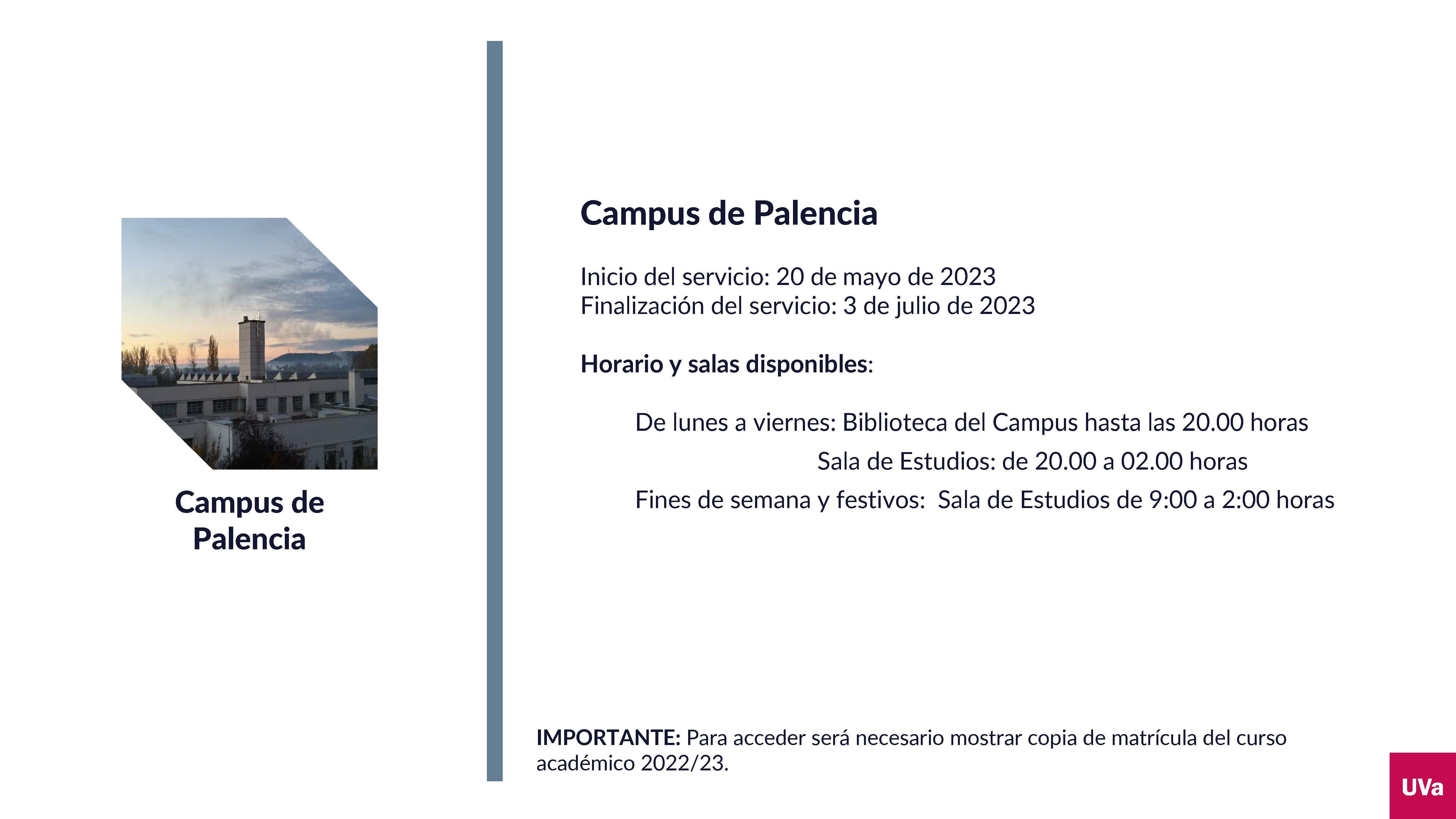 La UVa amplía los horarios de sus salas de estudio durante el periodo de exámenes del segundo cuatrimestre